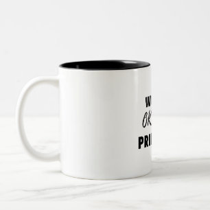World's Okayest Principal 2 Two-Tone Coffee Mug