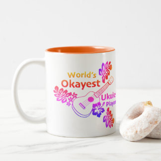World's Okayest - Rainbow Two-Tone Coffee Mug
