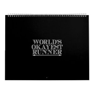 world's okayest runner calendar