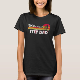 World's Okayest Stepfahter Father's Day Stepdad Da T-Shirt