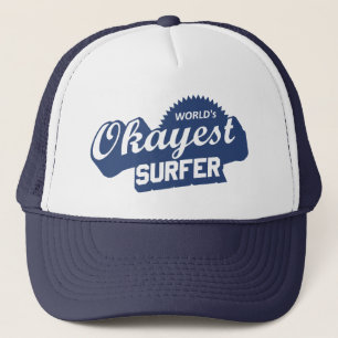 Worlds Okayest Surfer Trucker Hat