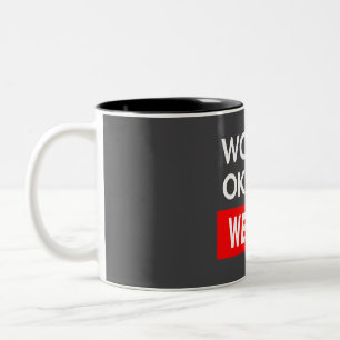 Worlds okayest Webster Two-Tone Coffee Mug