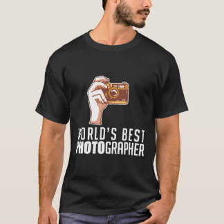 World's Photographer Camera Photography Lover T-Shirt