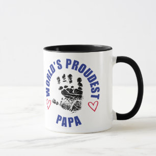 World's Proudest Papa Mug
