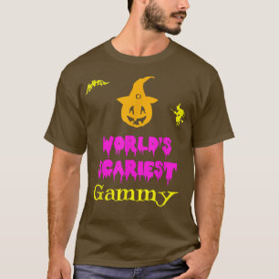 World's Scariest Gammy Halloween Costume Lazy Easy T-Shirt