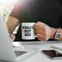 World's Second Best Boss Customisable Mug