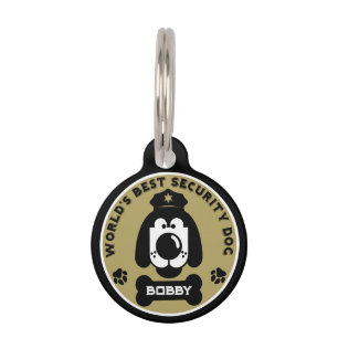 World's Security Dog Pet Tag