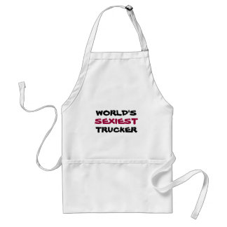 WORLD'S, SEXIEST, TRUCKER STANDARD APRON
