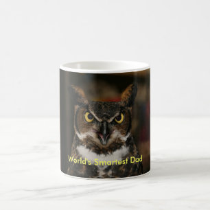 World's Smartest Dad Owl Mug