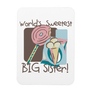 World's Sweetest Big Sister Magnet
