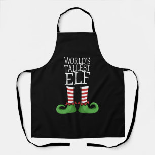 Worlds Tallest Elf Christmas Costume Design Apron