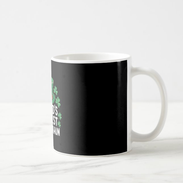 World's Tallest Leprechaun Funny St. Patricks Day  Coffee Mug (Right)