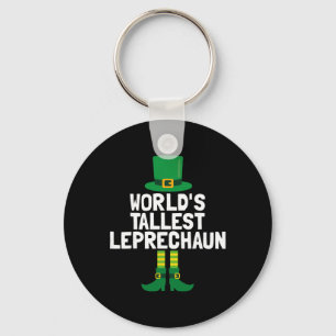 World's Tallest Leprechaun St Patrick's Day Key Ring