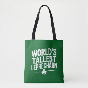 World's Tallest Leprechaun St. Patrick's Day Tote Bag