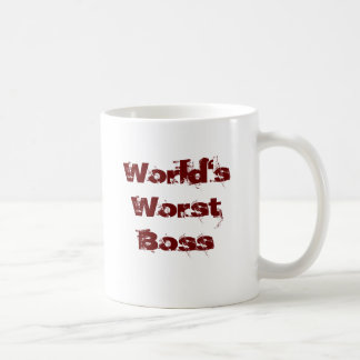 World's Worst Boss Coffee Mug