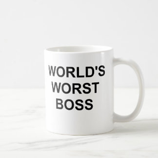 World's Worst Boss Coffee Mug