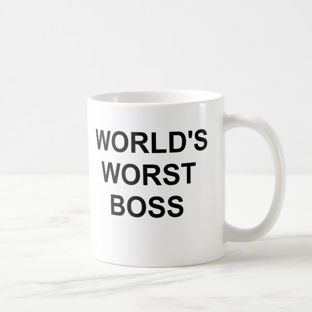 World's Worst Boss Coffee Mug (Right)