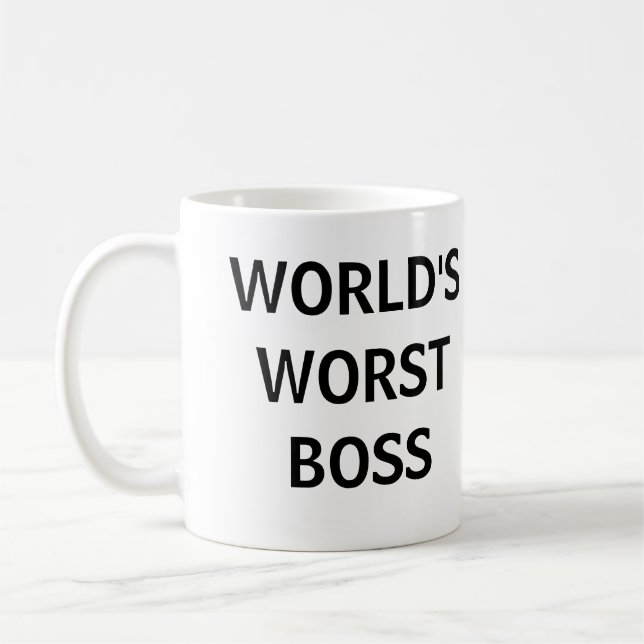 World's Worst Boss Mug (Left)
