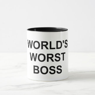 World's Worst Boss Mug