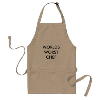 WORLDS WORST CHEF STANDARD APRON