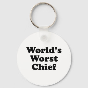 World's Worst Chief Key Ring