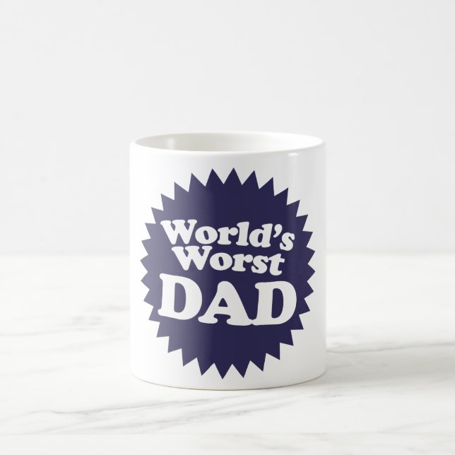 World's Worst Dad Coffee Mug (Center)