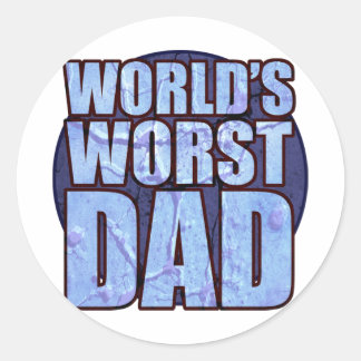 World's Worst Dad stickers