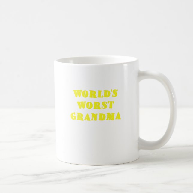 Worlds Worst Grandma Coffee Mug (Right)