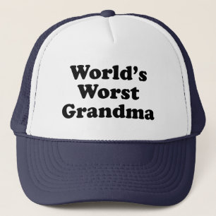 World's Worst Grandma Trucker Hat