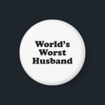 World's Worst Husband Magnet<br><div class="desc">World's Worst Husband</div>
