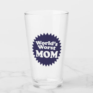 World's Worst Mum Glass
