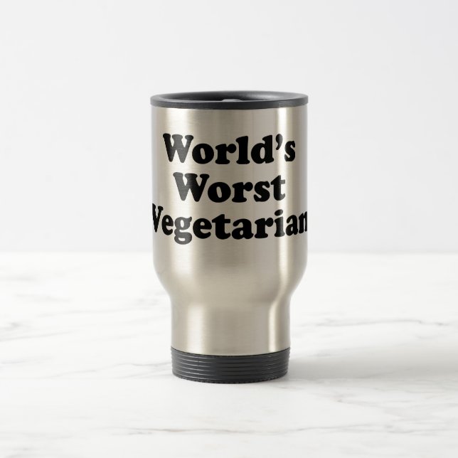 World's Worst Vegetarian Travel Mug (Center)