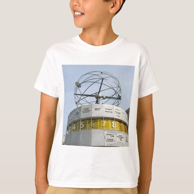 Worldtime Clock in Berlin T-Shirt (Front)