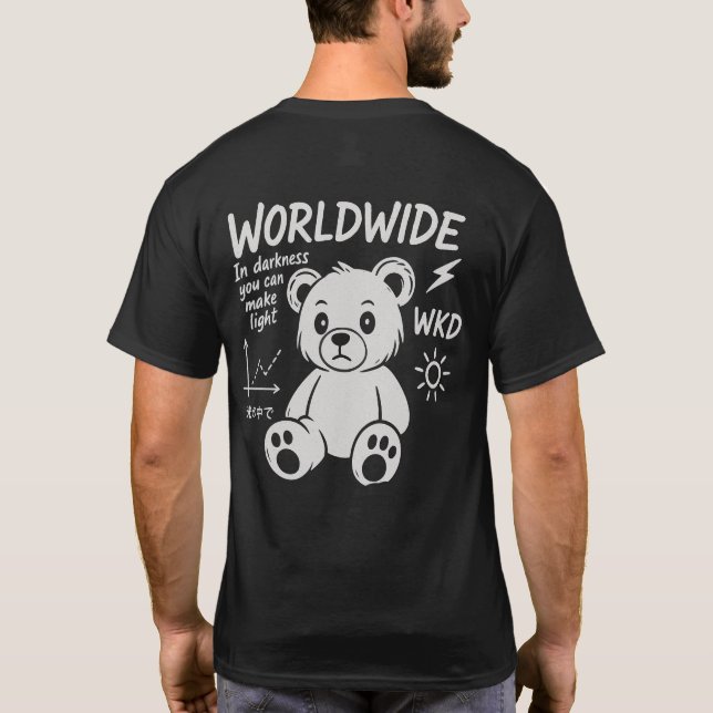 Worldwide Bear – Light in the Darkness T-Shirt (Back)