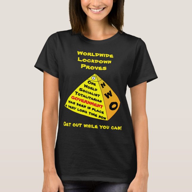 Worldwide Lockdown (dark) T-Shirt (Front)