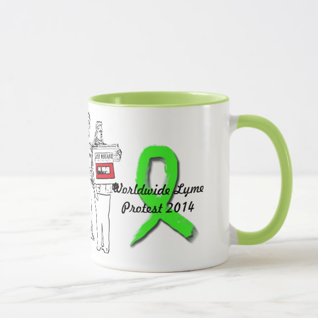 Worldwide Lyme Protest Mug (Right)