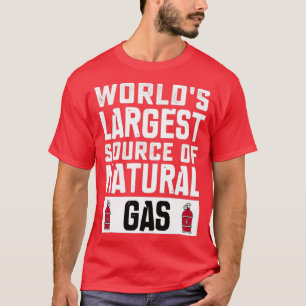 Worldx27s Largest Source of Natural Gas 14 T-Shirt