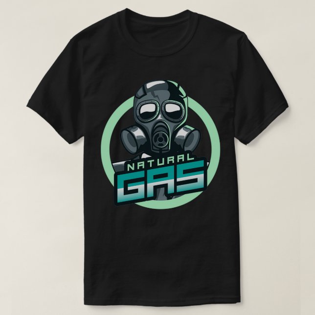 Worldx27s Largest Source of Natural Gas Toxic Mask T-Shirt (Design Front)