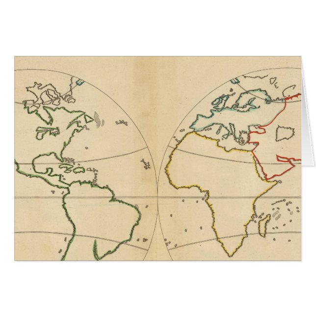 Worlp Map with 5 Zones (Front Horizontal)