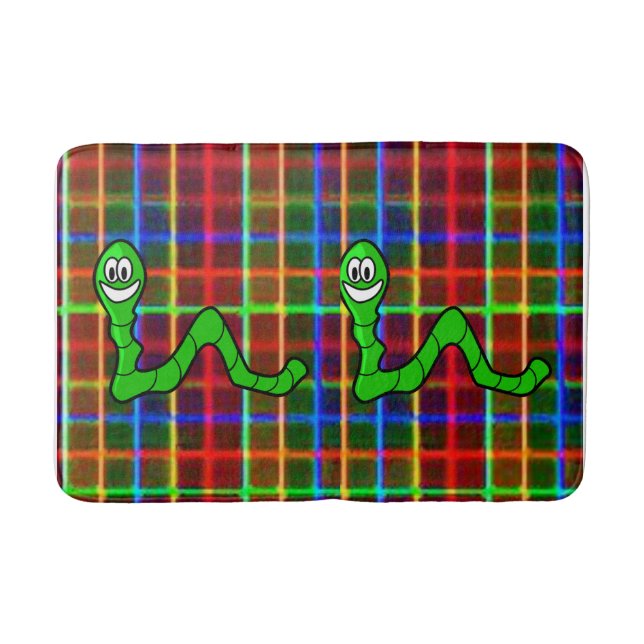 Worm Bathroom Bathmat (Front)