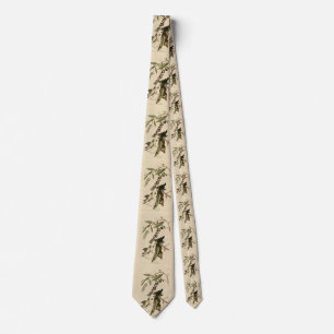 Worm eating Warbler - Audubon's Birds of America Tie