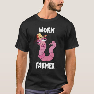 Worm Farmer Sweat Worm Farm Composting Red Wiggler T-Shirt