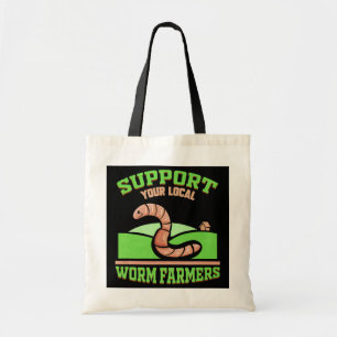 Worm Farmer Vermiculture Worm Composting  Tote Bag