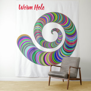 Worm Hole Tapestry