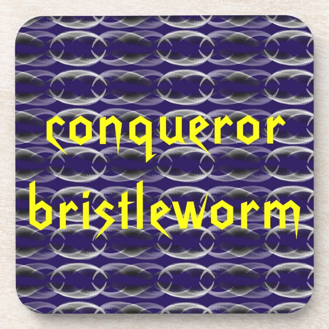 Worm jaw coaster set (Front)
