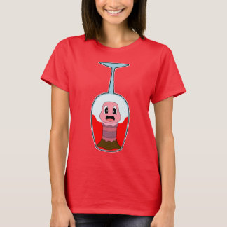 Worm Red wine T-Shirt