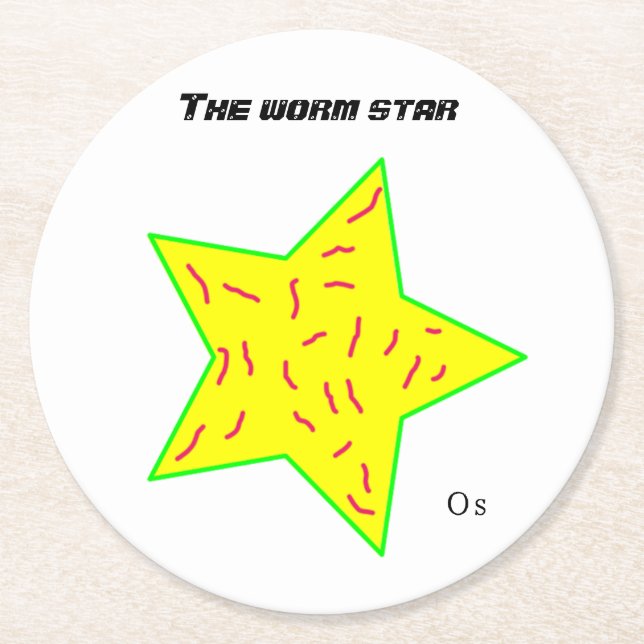 Worm star coaster (Front)