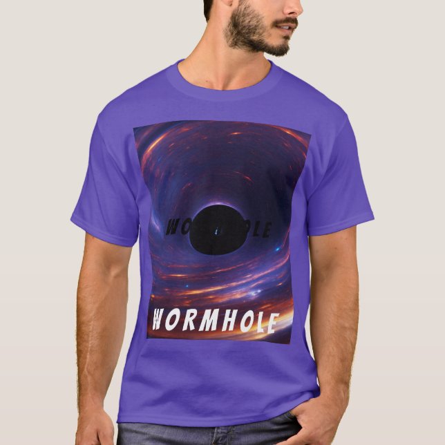 " Wormhole " Designed  T-Shirt (Front)