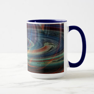 Wormhole Over The Bay Abstract Mug
