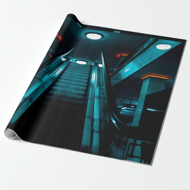 WORM'S EYE VIEW PHOTOGRAPHY OF GRAY BUILDING UNDER WRAPPING PAPER (Unrolled)